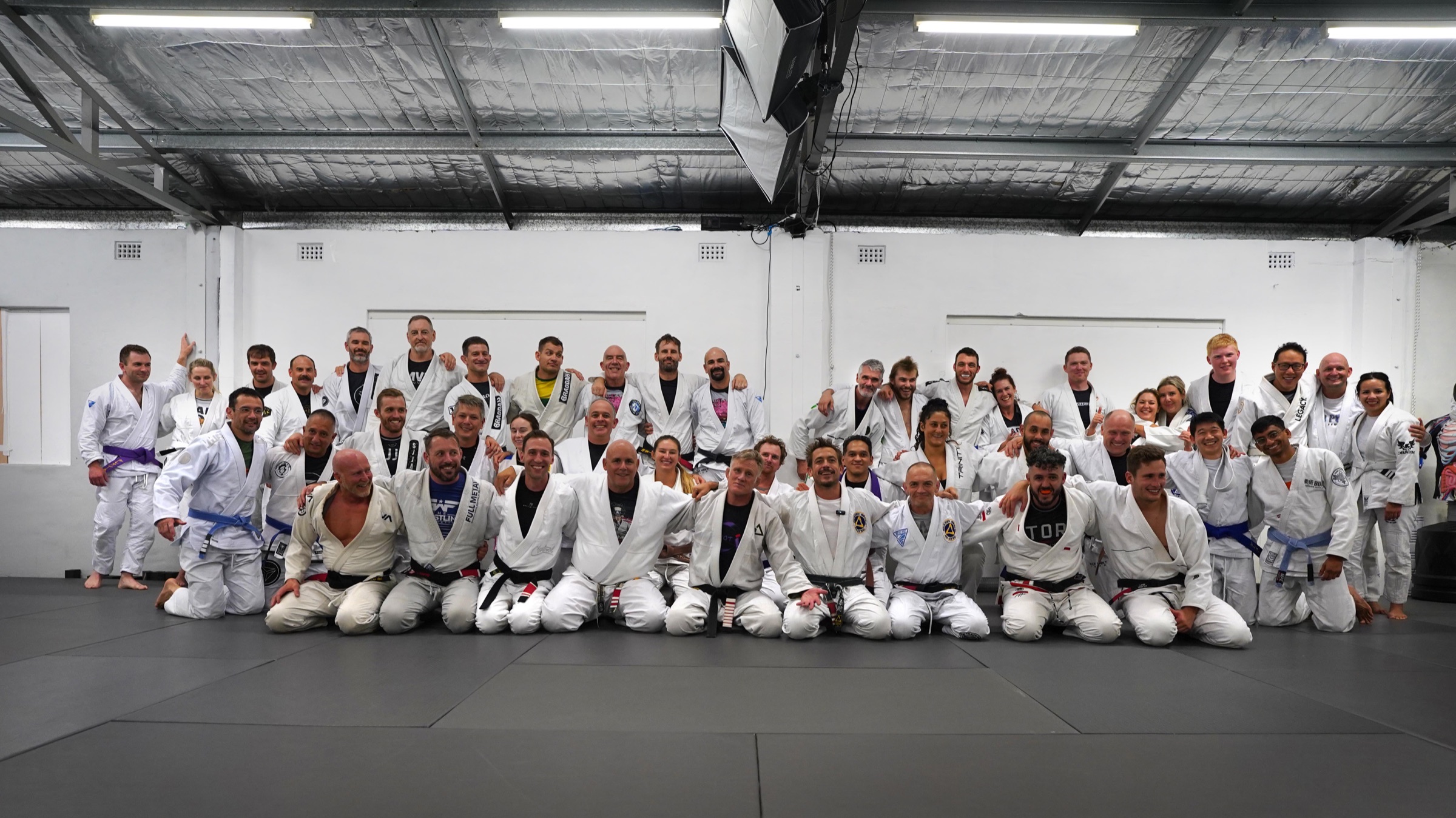 The Zero Point Sydney community together on the mat